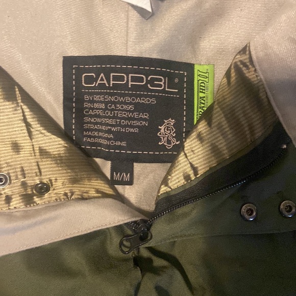 Olive green ski pants - Picture 2 of 3